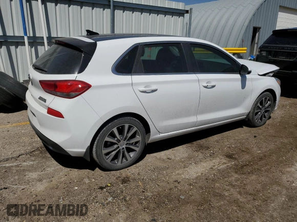 2020 Hyundai Elantra GT with VIN KMHH35LE6LU119808, listed as a Copart auction lot 51030714 with 46,660 mi miles and Clean Title. Bid and sale history available at carsss.com. Image 3.
