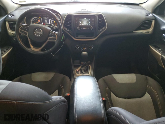 2017 Jeep Cherokee Altitude with VIN 1C4PJLABXHW586048, listed as a Copart auction lot 62674745 with 106,334 mi miles and Salvage title. Bid and sale history available at DreamBid. Image 8.