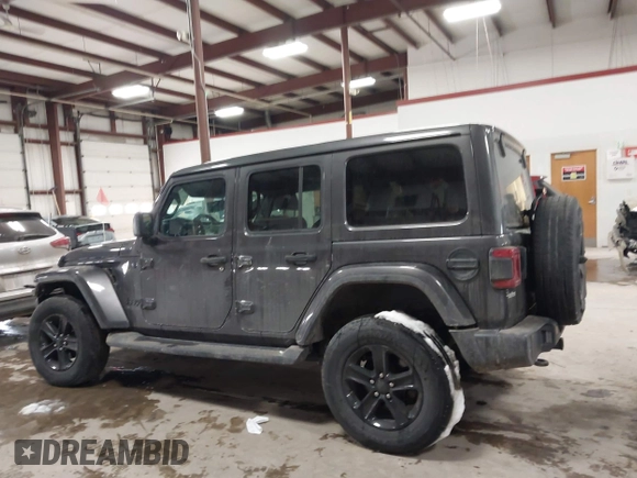 2020 Jeep Wrangler Unlimited Sahara with VIN 1C4HJXEN8LW293757, listed as a IAAI auction lot 41435340 with 28,385 mi miles. Bid and sale history available at carsss.com. Image 14.