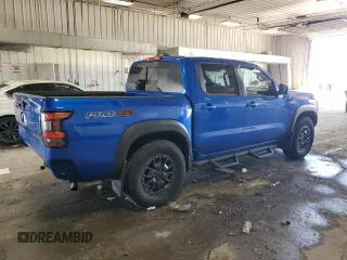 2024 Nissan Frontier SV with VIN 1N6ED1EK5RN620446, listed as a Copart auction lot 57661665 with 6,270 mi miles and Salvage title. Bid and sale history available at DreamBid. Image 3.