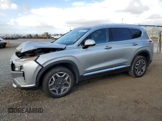 2023 Hyundai Santa Fe Hybrid SEL Premium with VIN 5NMS3DA14PH003881, listed as a Copart auction lot 72034954 with 59,021 mi miles and Salvage Title. Bid and sale history available at carsss.com. Image 1.