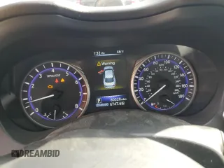 2016 Infiniti Q50 2.0t Premium with VIN JN1CV7AR2GM253752, listed as a Copart auction lot 43245065 with 80,320 mi miles and Salvage Title. Bid and sale history available at carsss.com. Image 9.