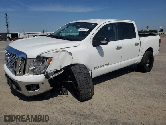 2018 Nissan Titan SV with VIN 1N6AA1E50JN537741, listed as a Copart auction lot 52802675 with 24,626 mi miles and Salvage title. Bid and sale history available at DreamBid. Image 1.