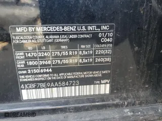 2010 Mercedes-Benz GL-Class GL 450 with VIN 4JGBF7BE9AA584723, listed as a Copart auction lot 78233524 with 161,316 mi miles and Clean Title. Bid and sale history available at carsss.com. Image 13.