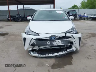 2022 Toyota Prius L Eco with VIN JTDKAMFUXN3157225, listed as a IAAI auction lot 39292379 with 59,333 mi miles and . Bid and sale history available at DreamBid. Image 13.