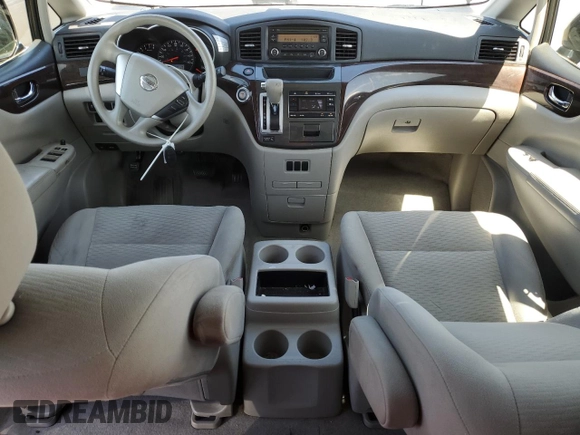 2014 Nissan Quest S with VIN JN8AE2KP7E9102009, listed as a Copart auction lot 52460355 with 153,947 mi miles and Salvage Title. Bid and sale history available at carsss.com. Image 8.