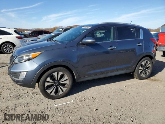2013 Kia Sportage SX with VIN KNDPCCA64D7472046, listed as a Copart auction lot 80660484 with 147,249 mi miles and Clean Title. Bid and sale history available at carsss.com. Image 1.
