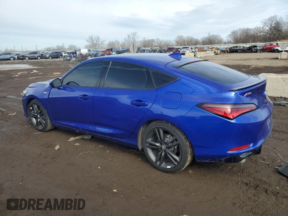 2024 Acura Integra w/A-Spec Package z VIN 19UDE4H33RA006229, wystawiony jako Copart lot #46868535 z przebiegiem 24 104 mil mil oraz Szkody całkowita. Historia ofert i sprzedaży dostępna na DreamBid. Obrazek 2.