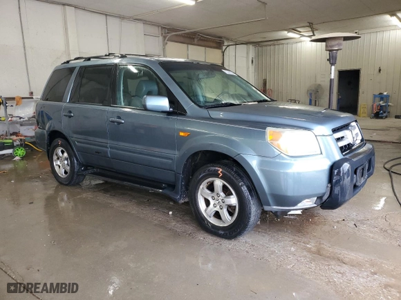 2006 Honda Pilot EX-L with VIN 2HKYF18536H504920, listed as a Copart auction lot 50033805 with 190,269 mi miles and Clean Title. Bid and sale history available at carsss.com. Image 4.