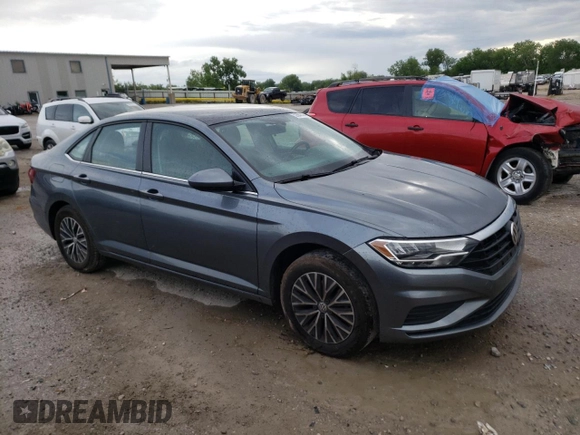 2021 Volkswagen Jetta S with VIN 3VWC57BU8MM015000, listed as a Copart auction lot 52862914 with 72,391 mi miles and Salvage title. Bid and sale history available at DreamBid. Image 4.