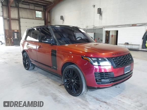 2018 Land Rover Range Rover HSE with VIN SALGS2SV6JA504358, listed as a IAAI auction lot 42692991 with 63,888 mi miles and . Bid and sale history available at DreamBid. Image 1.