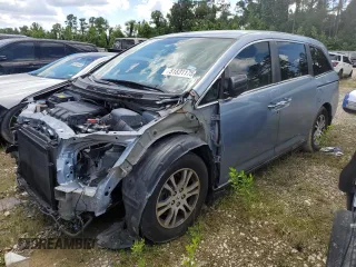 2013 Honda Odyssey EX z VIN 5FNRL5H40DB016113, wystawiony jako Copart lot #51831175 z przebiegiem 150 519 mil mil oraz Szkody całkowita. Historia ofert i sprzedaży dostępna na DreamBid. Obrazek 1.