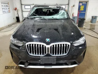 2023 BMW X3 xDrive30i with VIN 5UX53DP01P9R97895, listed as a Copart auction lot 87586265 with 18,193 mi miles and Salvage Title. Bid and sale history available at carsss.com. Image 5.