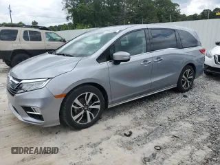 2020 Honda Odyssey Elite with VIN 5FNRL6H96LB046300, listed as a Copart auction lot 62544305 with 91,993 mi miles and Salvage title. Bid and sale history available at DreamBid. Image 1.