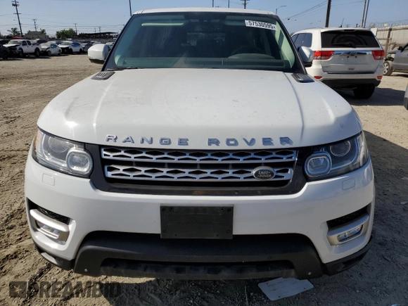 2015 Land Rover Range Rover Sport HSE with VIN SALWR2VF7FA524587, listed as a Copart auction lot 57530595 with 99,239 mi miles and Salvage title. Bid and sale history available at DreamBid. Image 5.