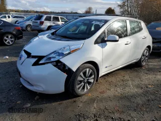 2015 Nissan LEAF SV with VIN 1N4AZ0CP7FC324367, listed as a Copart auction lot 75417783 with 47,839 mi miles. Bid and sale history available at carsss.com. Image 1.