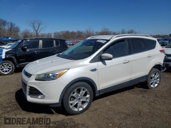 2015 Ford Escape Titanium with VIN 1FMCU9J92FUB42527, listed as a Copart auction lot 49603785 with 181,429 mi miles and Salvage Title. Bid and sale history available at carsss.com. Image 1.
