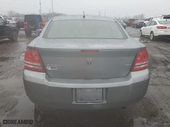2008 Dodge Avenger SXT with VIN 1B3LC56K08N654264, listed as a Copart auction lot 81292584 with 0 mi miles and Salvage Title. Bid and sale history available at carsss.com. Image 6.