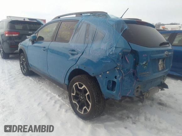 2017 Subaru Crosstrek Premium with VIN JF2GPABC8HG278298, listed as a IAAI auction lot 35632003 with 89,377 mi miles. Bid and sale history available at carsss.com. Image 3.
