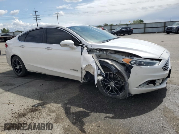 2017 Ford Fusion Hybrid SE with VIN 3FA6P0LU8HR142229, listed as a Copart auction lot 57079925 with 118,629 mi miles and Salvage title. Bid and sale history available at DreamBid. Image 4.