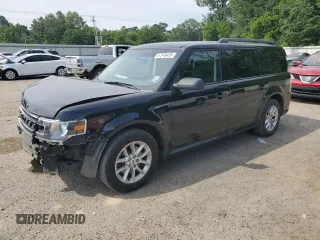2016 Ford Flex SE z VIN 2FMGK5B8XGBA21001, wystawiony jako Copart lot #57349435 z przebiegiem 147 021 mil mil oraz Szkoda całkowita • Salvage title. Historia ofert i sprzedaży dostępna na DreamBid. Obrazek 1.