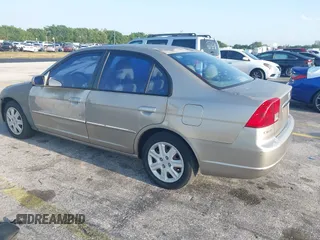2003 Honda Civic EX with VIN 2HGES26703H605041, listed as a IAAI auction lot 41973846 with 210,042 mi miles. Bid and sale history available at carsss.com. Image 3.