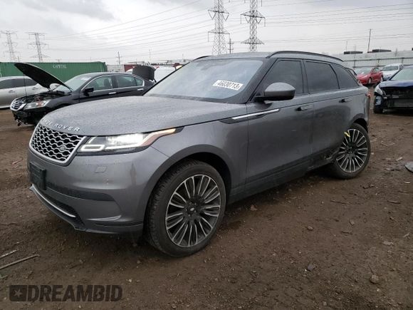 2018 Land Rover Range Rover Velar S with VIN SALYB2RX0JA725191, listed as a Copart auction lot 46030713 with 54,118 mi miles. Bid and sale history available at carsss.com. Image 1.