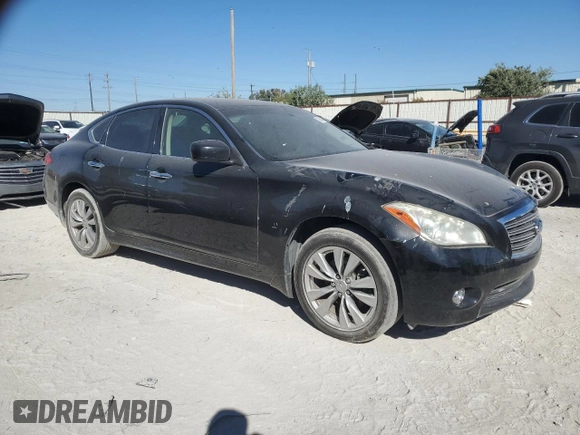 2012 Infiniti M37 with VIN JN1BY1ARXCM390142, listed as a Copart auction lot 76340224 with 144,506 mi miles and Clean Title. Bid and sale history available at carsss.com. Image 4.