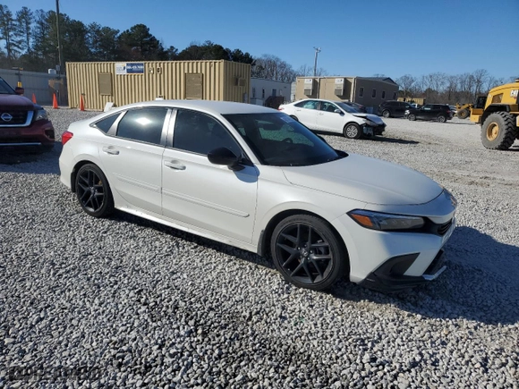 2024 Honda Civic Sedan Sport with VIN 2HGFE2F58RH523528, listed as a Copart auction lot 48014865 with 29,638 mi miles and Salvage Title. Bid and sale history available at carsss.com. Image 4.
