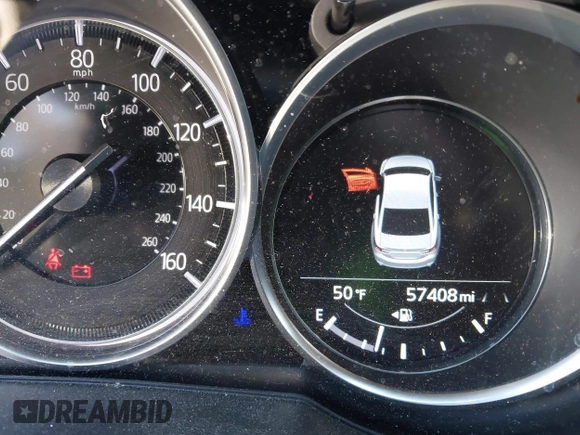 2018 Mazda 6 Grand Touring with VIN JM1GL1TY0J1319083, listed as a IAAI auction lot 40852818 with 57,408 mi miles and . Bid and sale history available at DreamBid. Image 7.