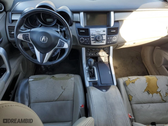2009 Acura RDX Tech Pkg with VIN 5J8TB18599A000066, listed as a Copart auction lot 43187595 with 194,941 mi miles and Salvage Title. Bid and sale history available at carsss.com. Image 8.