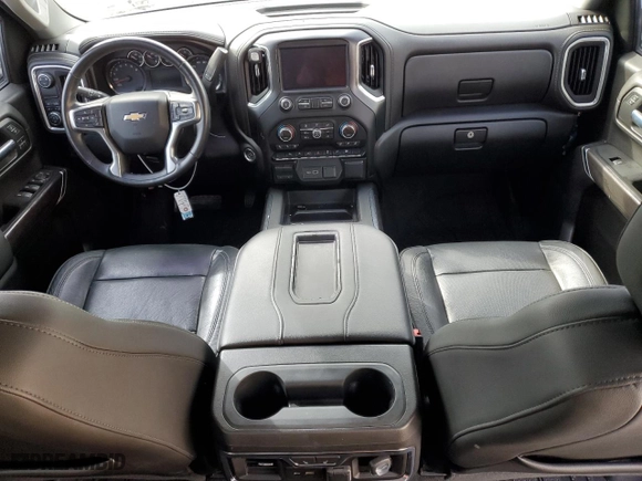 2019 Chevrolet Silverado 1500 LTZ with VIN 1GCPWEEDXKZ209962, listed as a Copart auction lot 47596025 with 0 mi miles and Salvage Title. Bid and sale history available at carsss.com. Image 8.