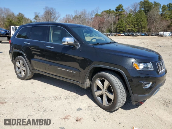 2014 Jeep Grand Cherokee Limited z VIN 1C4RJFBG3EC156735, wystawiony jako Copart lot #49113995 z przebiegiem 121 547 mil mil oraz Szkoda całkowita • Salvage title. Historia ofert i sprzedaży dostępna na DreamBid. Obrazek 4.