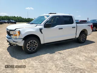 2022 Ford F-150 XL with VIN 1FTFW1E82NFB79062, listed as a Copart auction lot 61136015 with 37,849 mi miles and Salvage title. Bid and sale history available at DreamBid. Image 1.