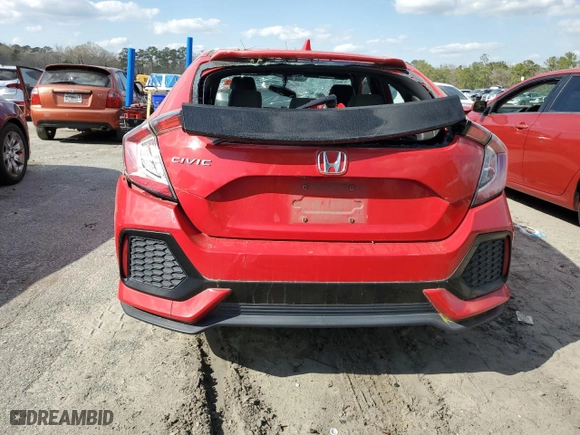2017 Honda Civic Hatchback EX-L Navi with VIN SHHFK7H74HU203693, listed as a Copart auction lot 48990175 with 55,091 mi miles and Clean Title. Bid and sale history available at carsss.com. Image 6.