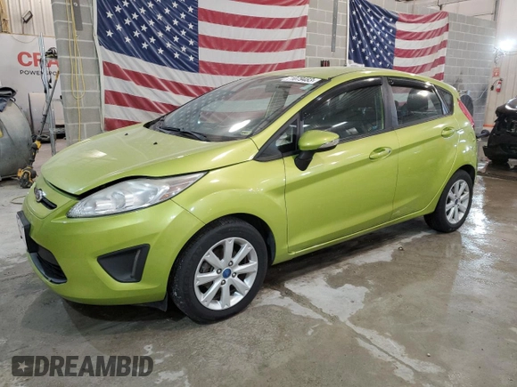 2013 Ford Fiesta SE with VIN 3FADP4EJ8DM204849, listed as a Copart auction lot 71079483 with 76,574 mi miles and Non Repairable. Bid and sale history available at carsss.com. Image 1.