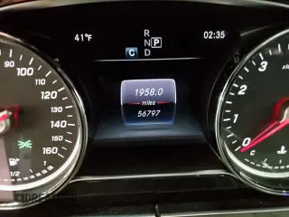 2019 Mercedes-Benz E-Class E 300 with VIN WDDZF4KB4KA673596, listed as a Copart auction lot 44450905 with 56,797 mi miles and Salvage Title. Bid and sale history available at carsss.com. Image 9.