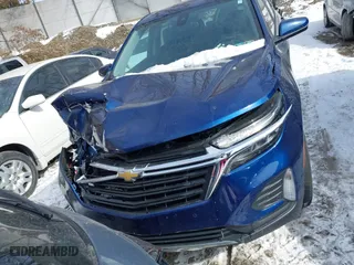 2023 Chevrolet Equinox LT with VIN 3GNAXUEG0PS147569, listed as a IAAI auction lot 41611473 with 21,837 mi miles. Bid and sale history available at carsss.com. Image 12.