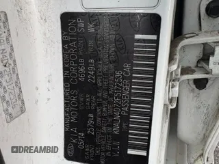 2015 Kia Cadenza Premium z VIN KNALN4D72F5172536, wystawiony jako Copart lot #59225425 z przebiegiem 80 482 mil mil oraz Tytuł czysty. Historia ofert i sprzedaży dostępna na DreamBid. Obrazek 10.