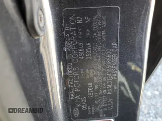 2006 Kia Amanti z VIN KNALD124165086600, wystawiony jako Copart lot #79354294 z przebiegiem 110 537 mil mil oraz Tytuł czysty. Historia ofert i sprzedaży dostępna na DreamBid. Obrazek 12.