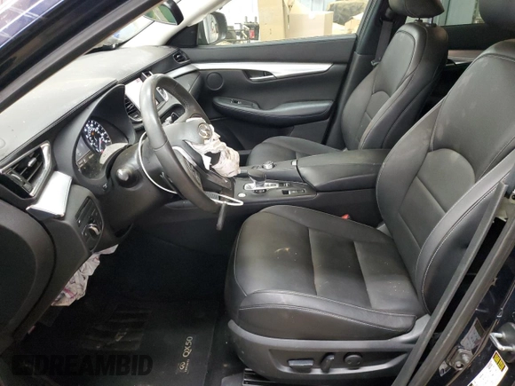 2019 Infiniti QX50 LUXE with VIN 3PCAJ5M18KF139072, listed as a Copart auction lot 46992375 with 39,313 mi miles and Salvage Title. Bid and sale history available at carsss.com. Image 7.