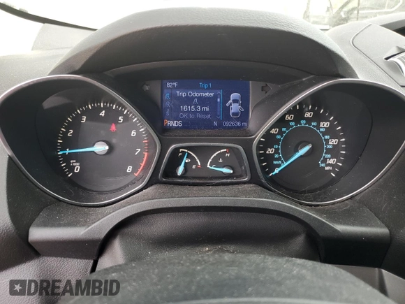 2013 Ford Escape SE with VIN 1FMCU0GXXDUA68997, listed as a Copart auction lot 56931085 with 92,636 mi miles and Clean title. Bid and sale history available at DreamBid. Image 9.