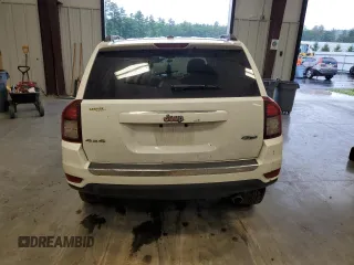 2017 Jeep Compass Latitude with VIN 1C4NJDEB8HD129242, listed as a Copart auction lot 60695395 with 89,050 mi miles and Non repairable. Bid and sale history available at DreamBid. Image 6.