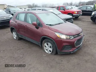 2017 Chevrolet Trax LS with VIN 3GNCJNSB0HL172704, listed as a IAAI auction lot 41821362 with 60,426 mi miles. Bid and sale history available at carsss.com. Image 1.