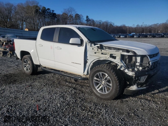 2021 Chevrolet Colorado 2WD Work Truck with VIN 1GCGSBEA9M1100524, listed as a Copart auction lot 42300775 with 44,899 mi miles and Salvage Title. Bid and sale history available at carsss.com. Image 4.