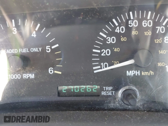 1997 Jeep Cherokee Sport with VIN 1J4FJ68SXVL523204, listed as a IAAI auction lot 42619498 with 270,262 mi miles and . Bid and sale history available at DreamBid. Image 7.