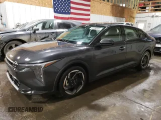 2025 Kia K4 EX with VIN 3KPFU4DE2SE029148, listed as a Copart auction lot 45756585 with 1,951 mi miles and Salvage Title. Bid and sale history available at carsss.com. Image 1.