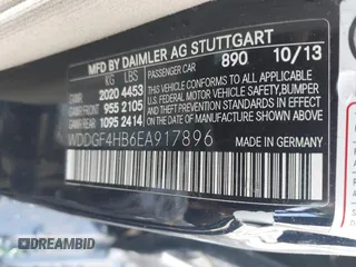 2014 Mercedes-Benz C 250 Sport with VIN WDDGF4HB6EA917896, listed as a IAAI auction lot 42368736 with 54,678 mi miles and . Bid and sale history available at DreamBid. Image 9.