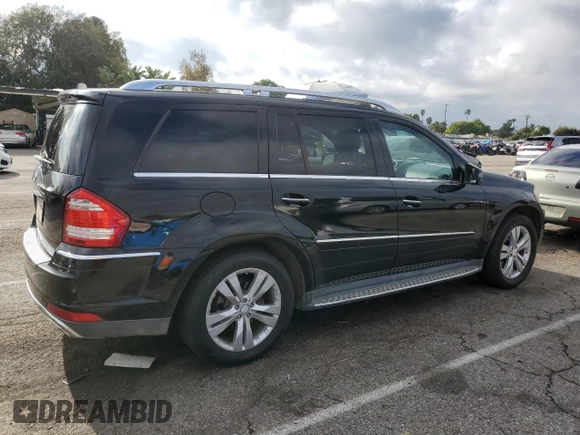 2012 Mercedes-Benz GL 450 with VIN 4JGBF7BE9CA775884, listed as a Copart auction lot 81447043 with 163,514 mi miles and Salvage Title. Bid and sale history available at DreamBid. Image 3.