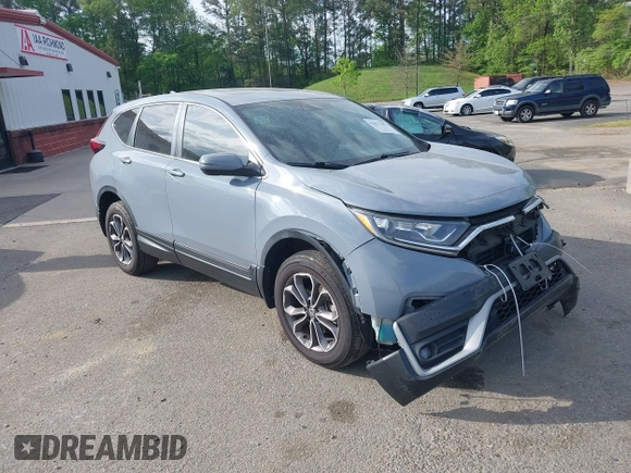 2020 Honda CR-V EX with VIN 7FARW2H51LE007051, listed as a IAAI auction lot 42071483 with 53,032 mi miles and . Bid and sale history available at DreamBid. Image 1.